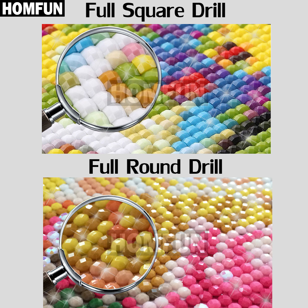 HOMFUN Full Square/Round Drill - Resin Art Guide Book ulasan dan harga