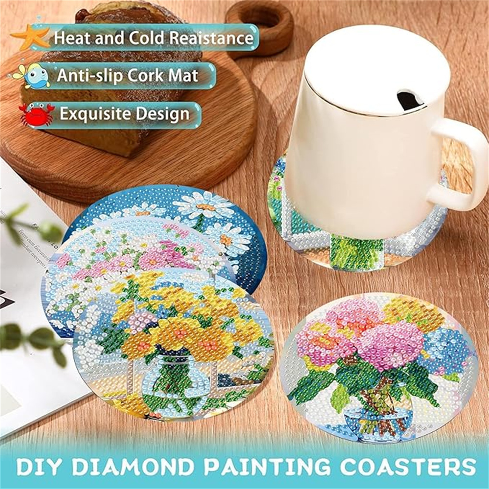 8-piece set of diamond paintin - Resin Art Canvas ulasan dan harga