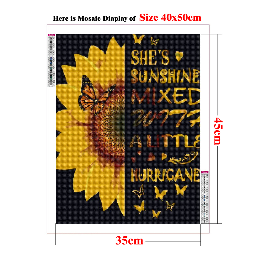 DIY Diamond Painting Rustic Su - Resin Art Quote ulasan dan harga