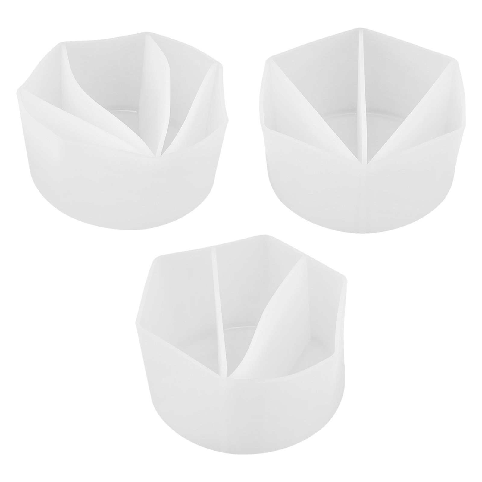 3Pcs Reusable Silicone Split C - Resin Art Pouring ulasan dan harga