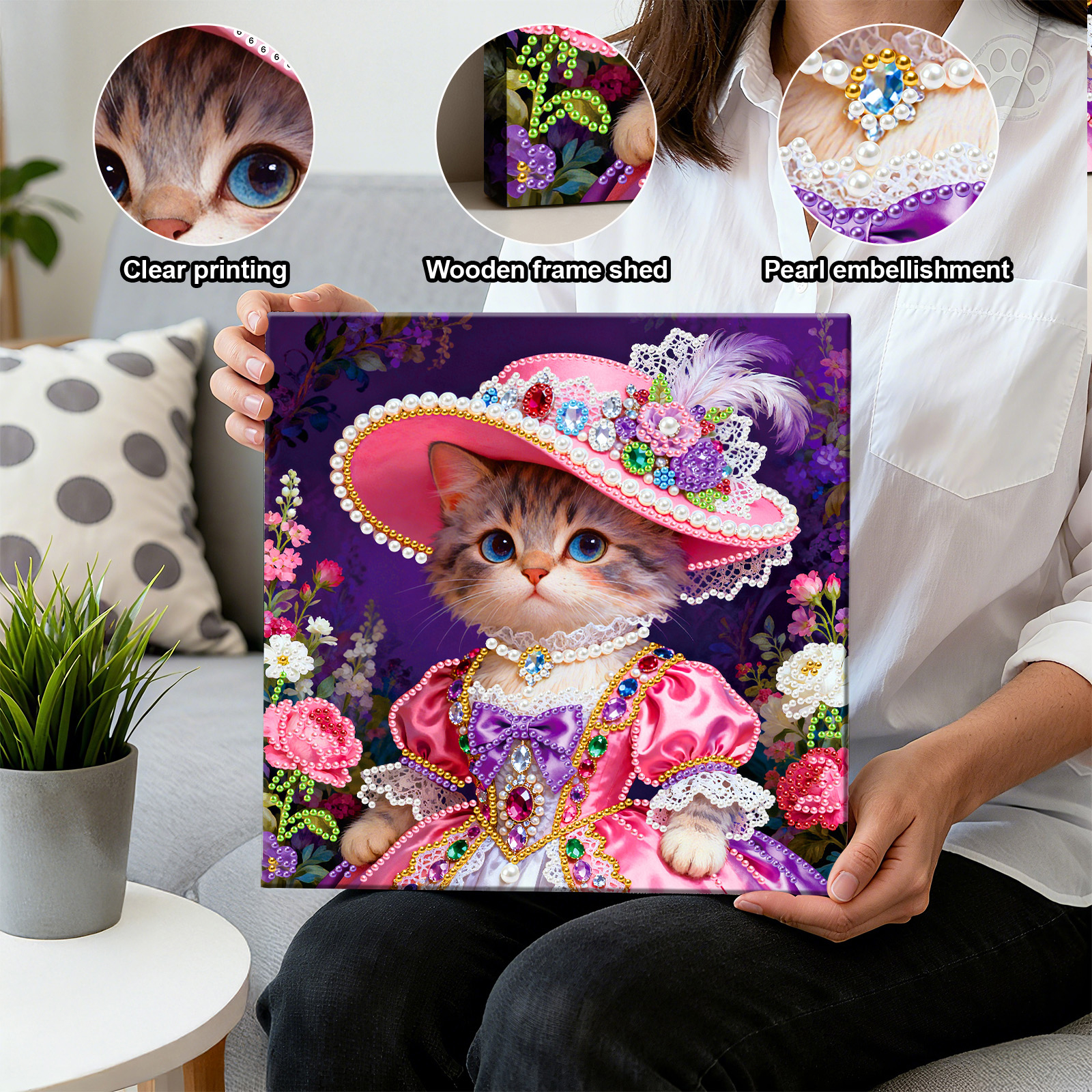 DIY Pearl Art Painting for Adu - Resin Art Frame ulasan dan harga