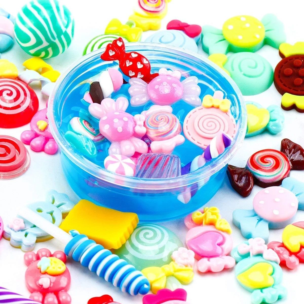 30pcs Random Candy Slime Charm - Resin Art Materials Kit ulasan dan harga