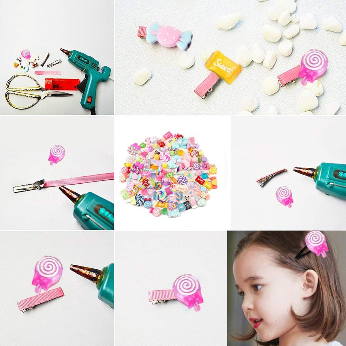 30pcs Random Candy Slime Charm - Resin Art Materials Kit ulasan dan harga