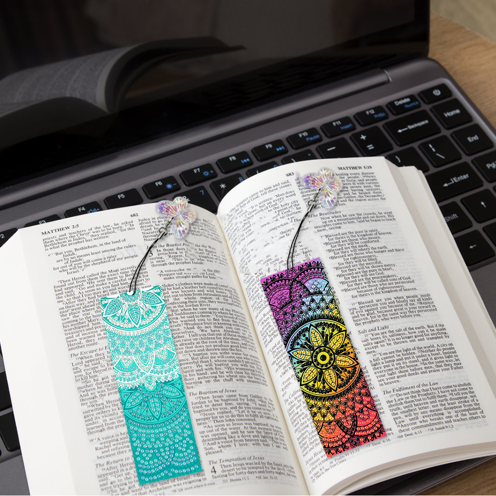 3Pcs Special Shaped Colorful F - Resin Art Bookmark ulasan dan harga