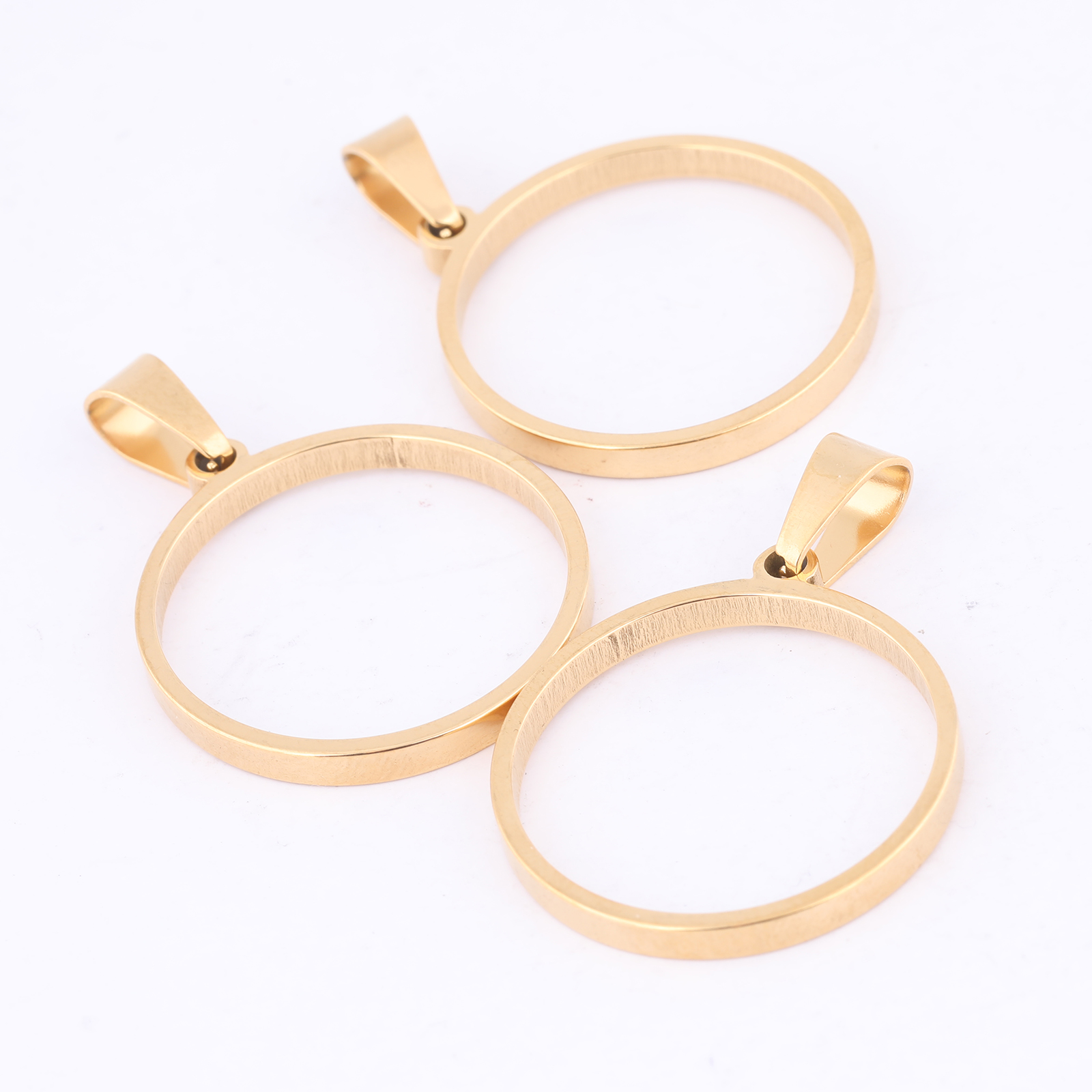 10pcs 25mm Round Open Bezel Ch - Resin Art Materials Kit ulasan dan harga