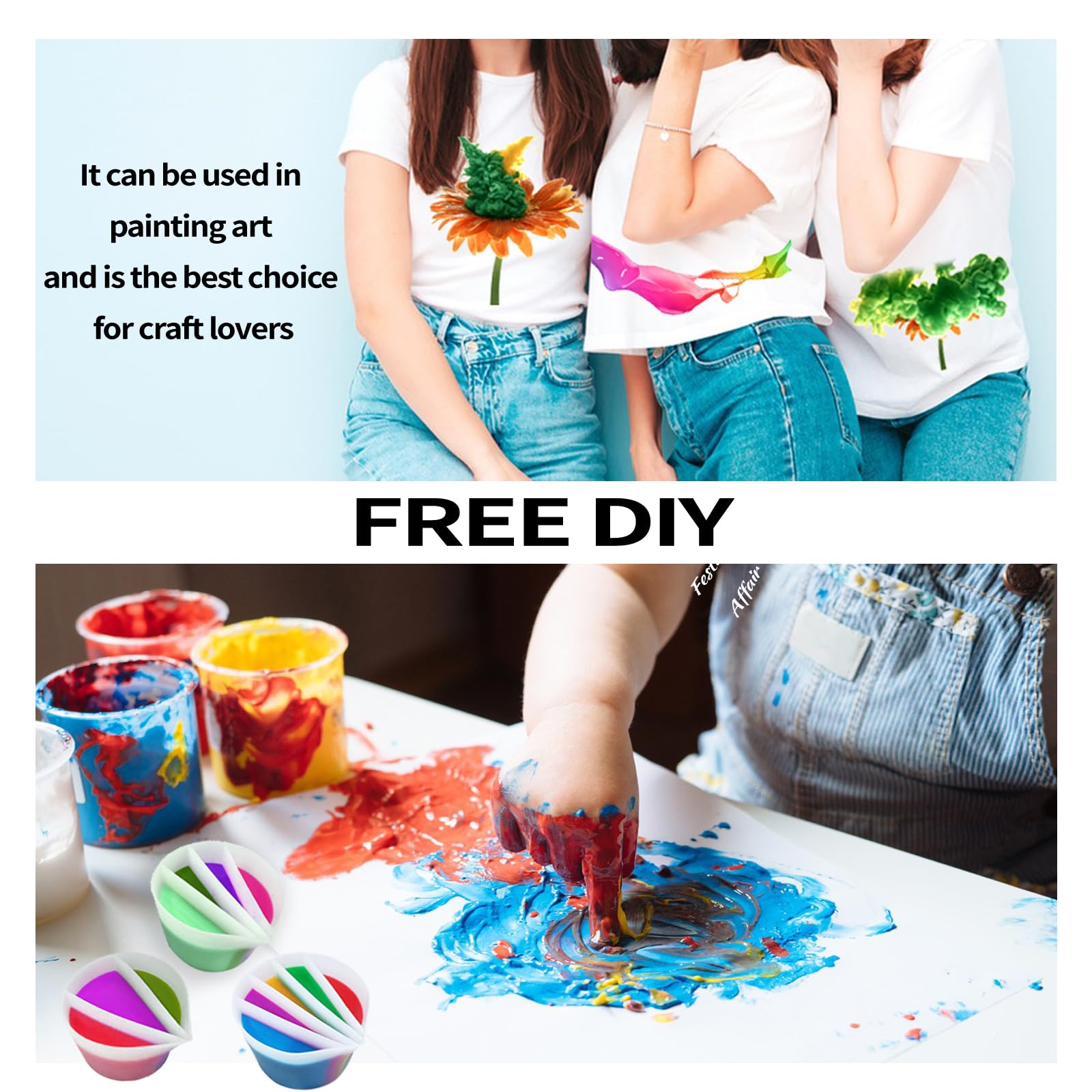 Split Cup For Paint Pouring Re - Resin Art Pouring ulasan dan harga