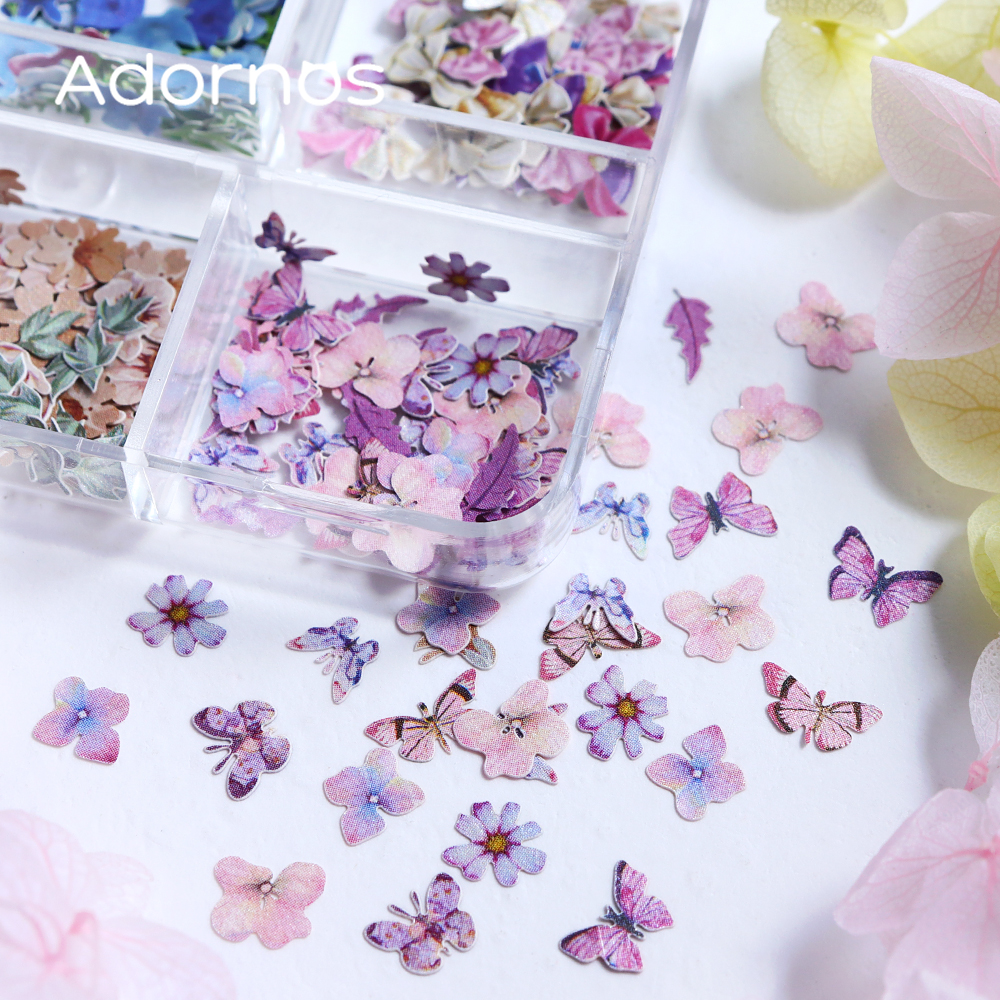 180pcs/box Wood Pulp Flowers C - Resin Art With Wood ulasan dan harga
