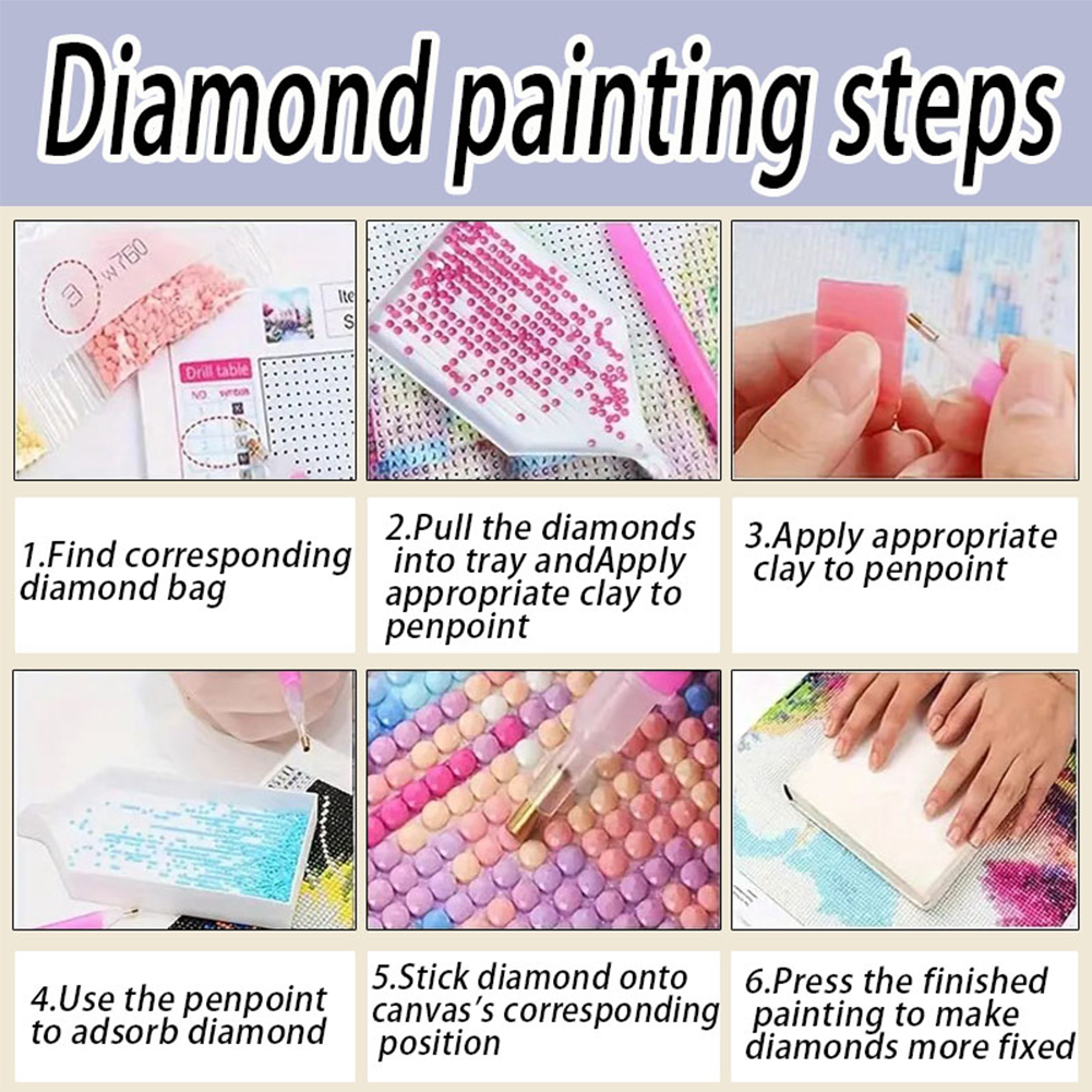 10Pcs Horse DIY Diamond Painti - Resin Art Bookmark ulasan dan harga
