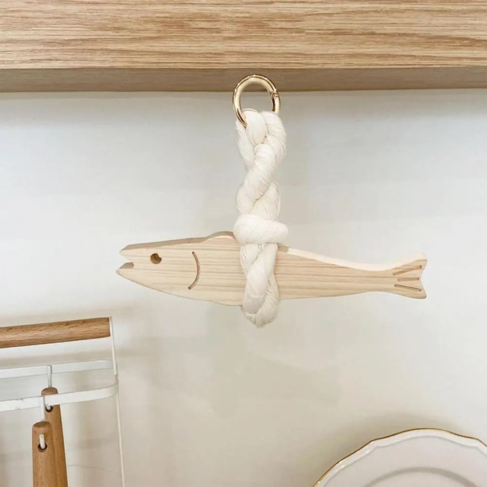 Fish Hanging Decoration Wooden - Resin Art With Wood ulasan dan harga