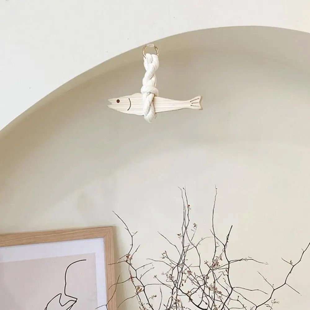 Fish Hanging Decoration Wooden - Resin Art With Wood ulasan dan harga
