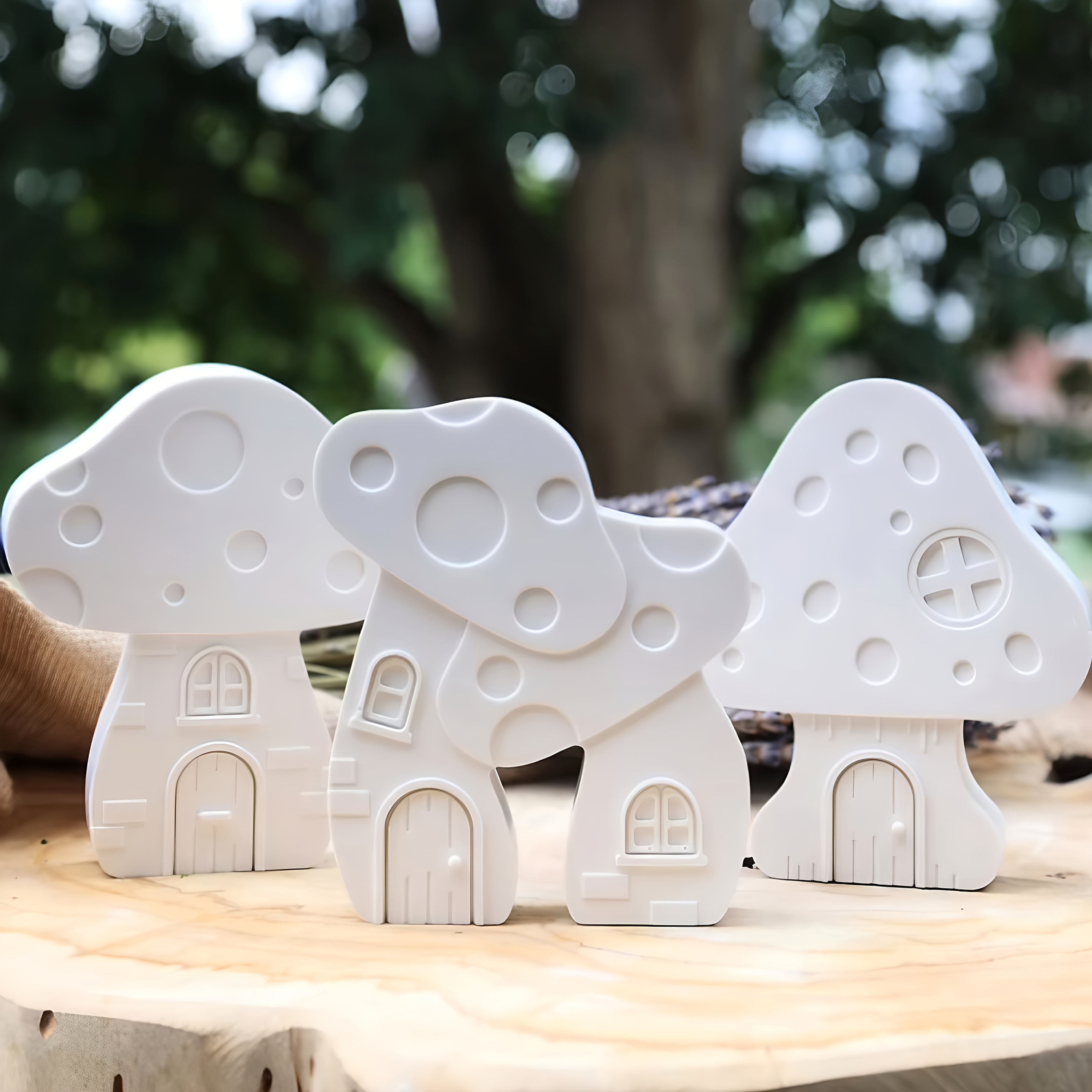 Mushroom House Mold - Cute Mus - Resin Art Products ulasan dan harga
