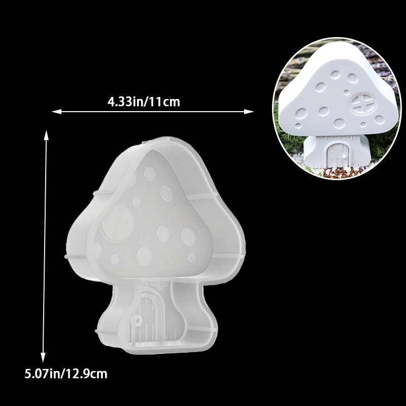 Mushroom House Mold - Cute Mus - Resin Art Products ulasan dan harga