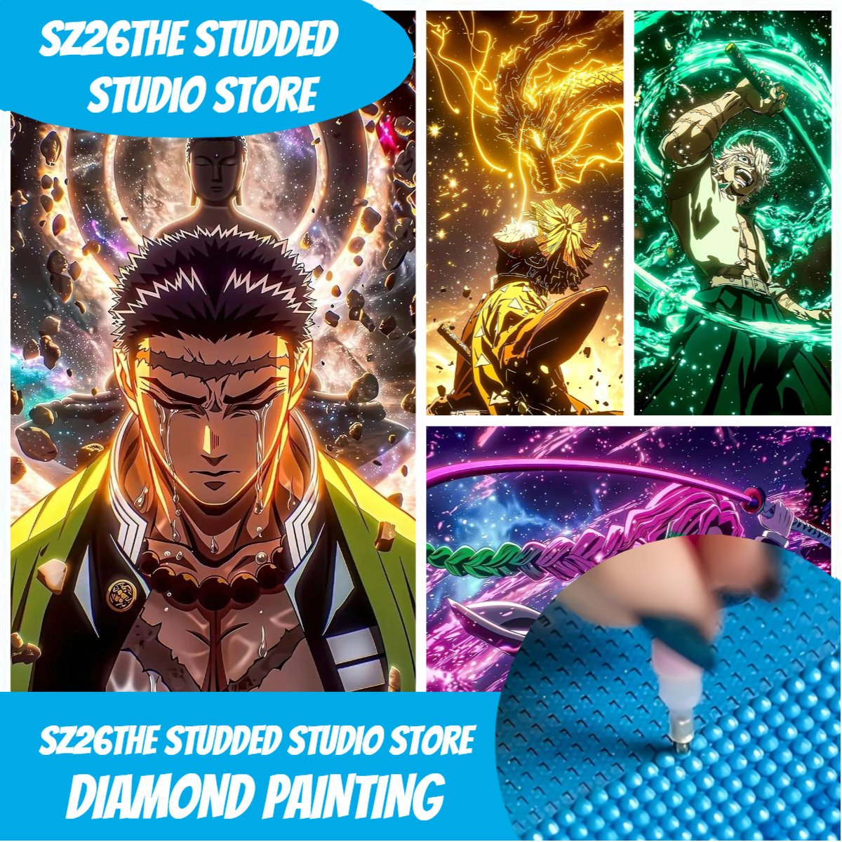 Sz26The Studded Anime Demon Sl - Resin Art And Craft ulasan dan harga