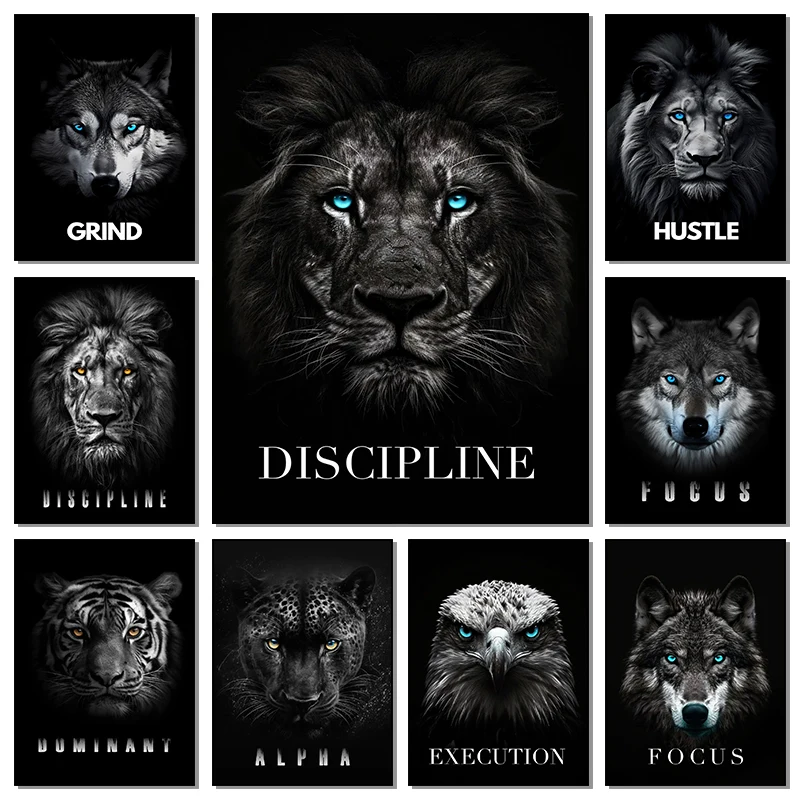 Animal Motivational Wall Art L - Resin Art Quote ulasan dan harga