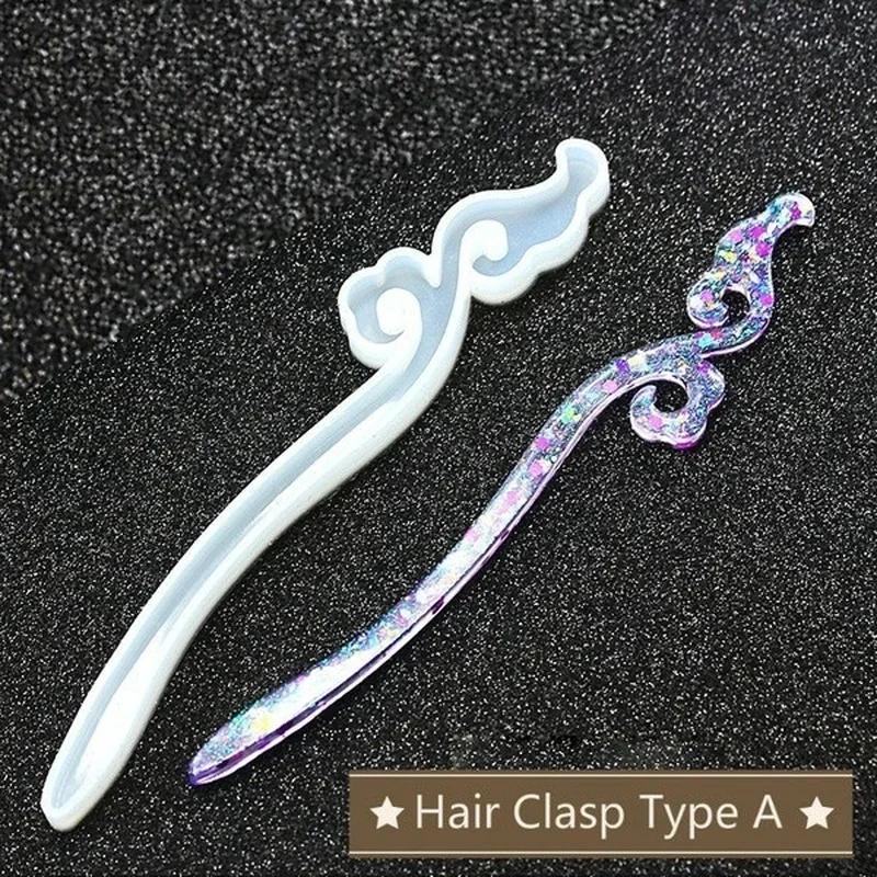 New Transparent Hairpin Silico - Resin Art Materials Kit ulasan dan harga