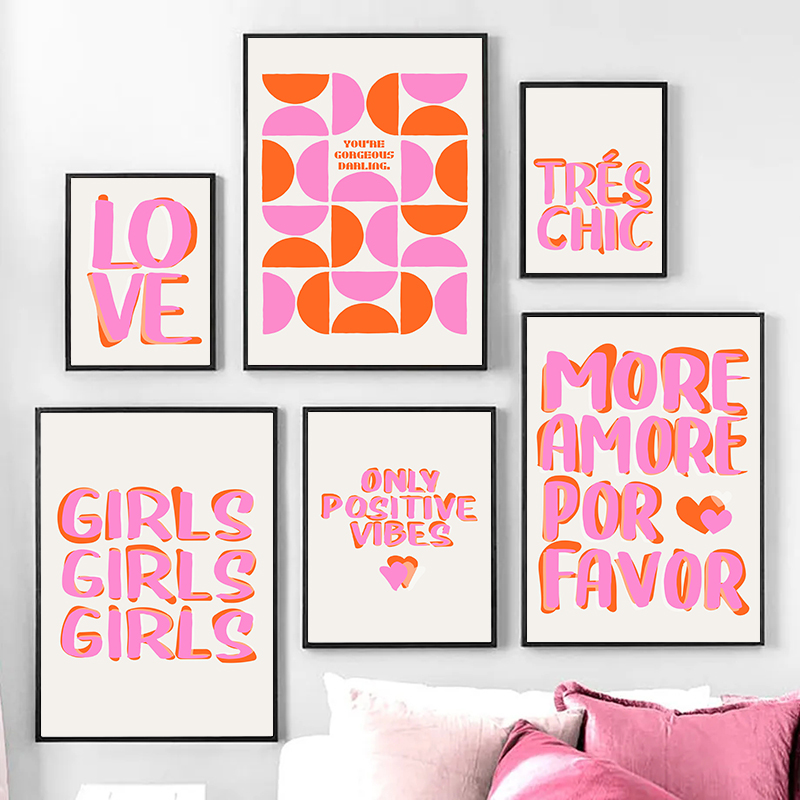 Nordic Only Positive Vibes Gir - Resin Art Quote ulasan dan harga