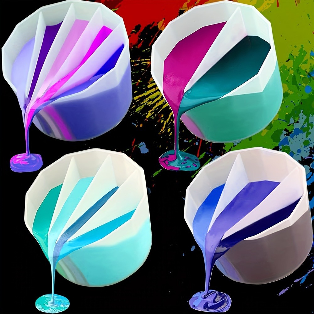 Resin Mixing Cups Silicone Mol - Resin Art Pouring ulasan dan harga
