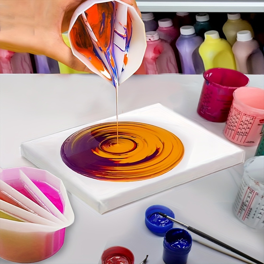 Resin Mixing Cups Silicone Mol - Resin Art Pouring ulasan dan harga