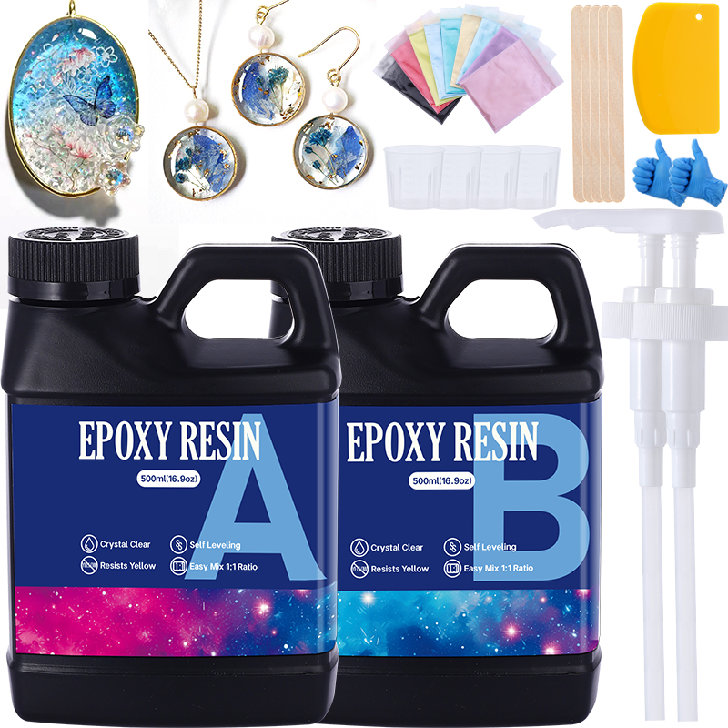 Fast Curing 1:1 Crystal Clear  - Resin Art With Wood ulasan dan harga