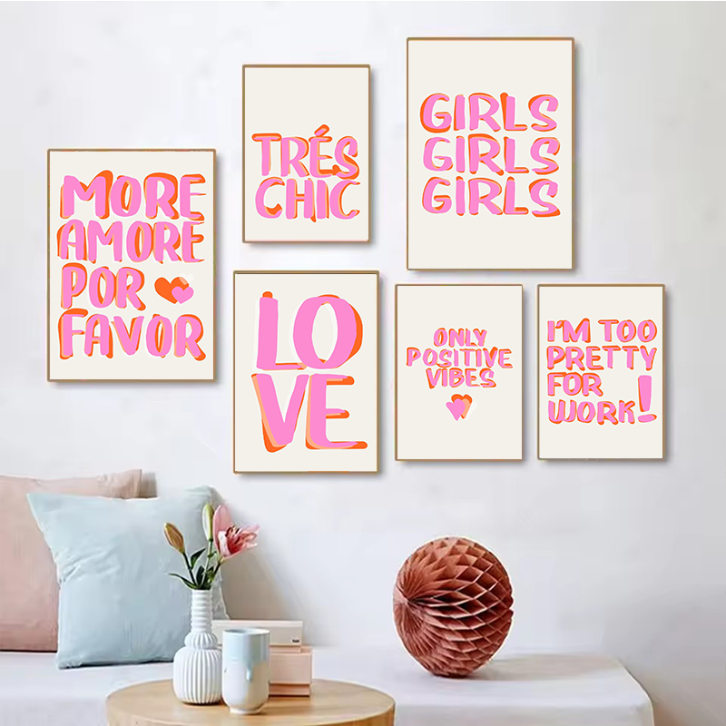 Nordic More Amor Por Favor Col - Resin Art Quote ulasan dan harga
