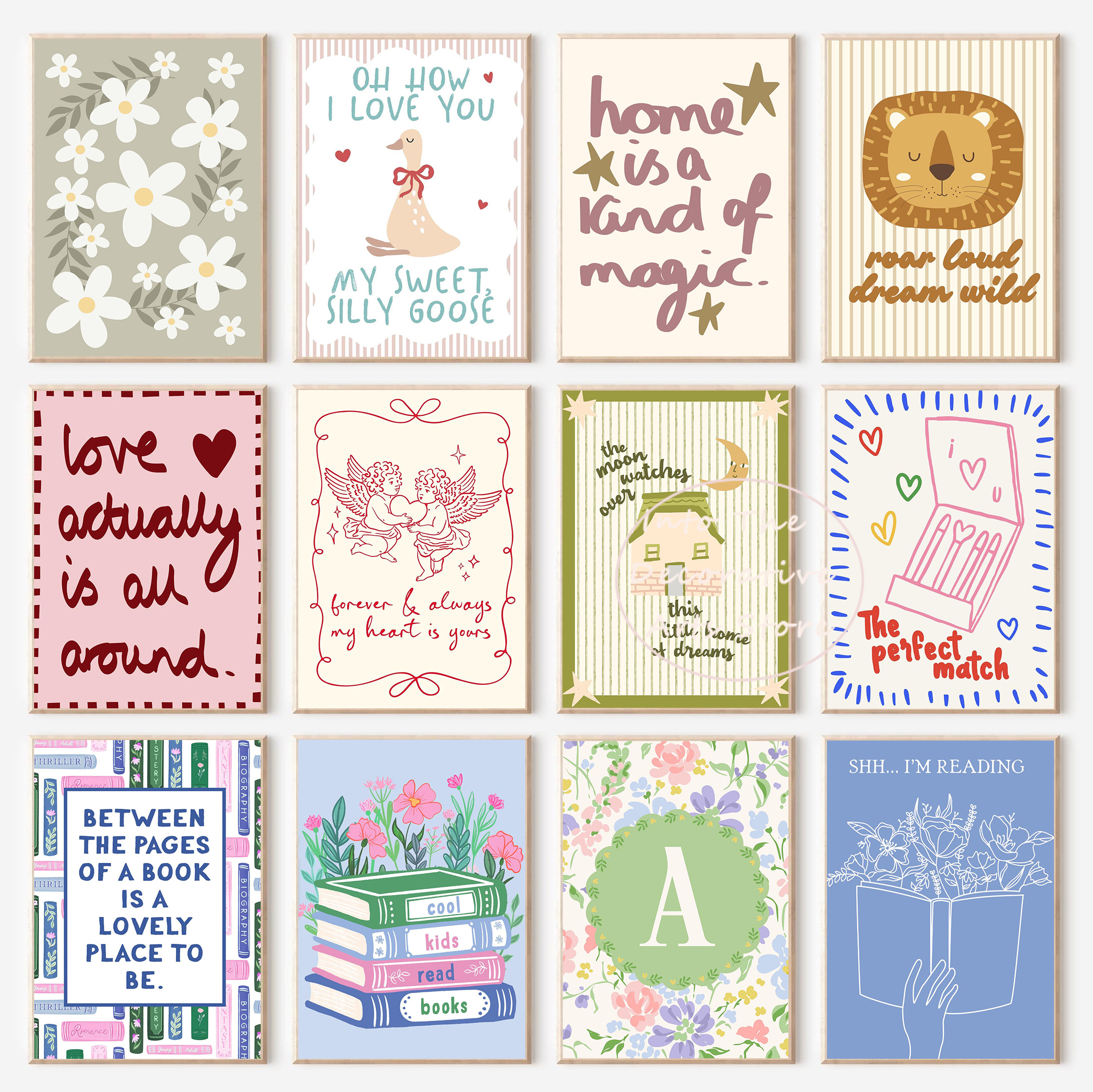 Trendy Book Lover Wall Art Boo - Resin Art Quote ulasan dan harga