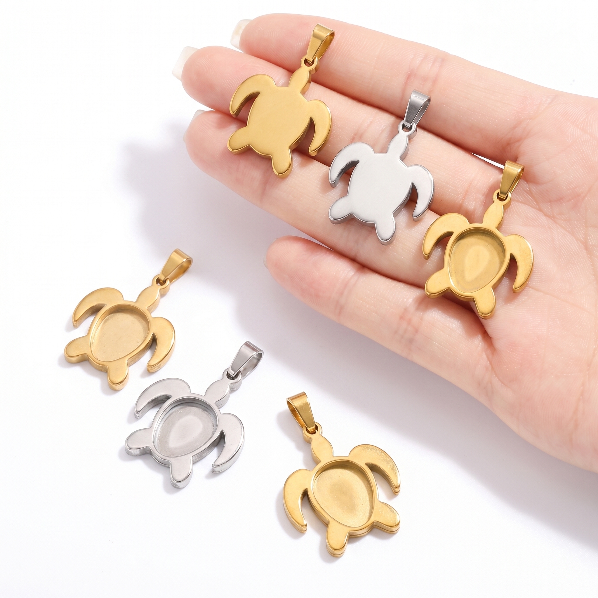 5pcs Stainless Steel Turtle Pe - Resin Art Materials Kit ulasan dan harga