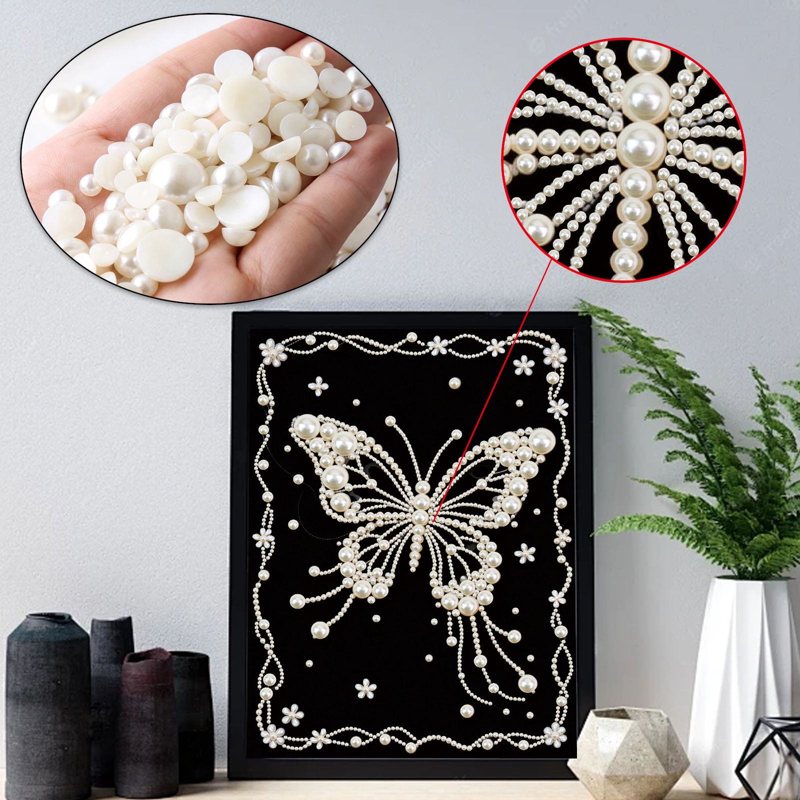 DIY Pearl Painting Art Kits fo - Resin Art And Craft ulasan dan harga