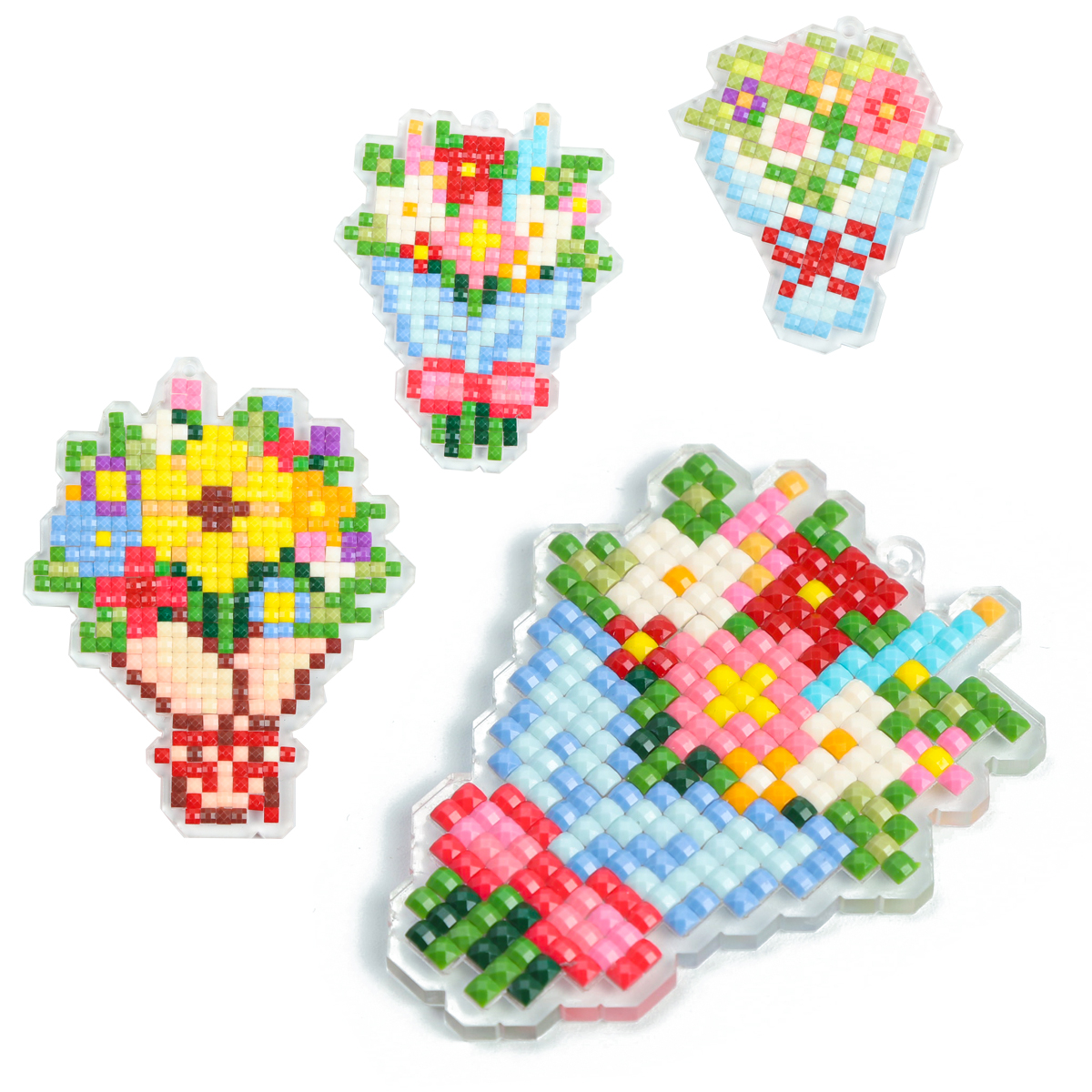 FOREVER YOUNG 3PCS Bouquet Acr - Resin Art And Craft ulasan dan harga