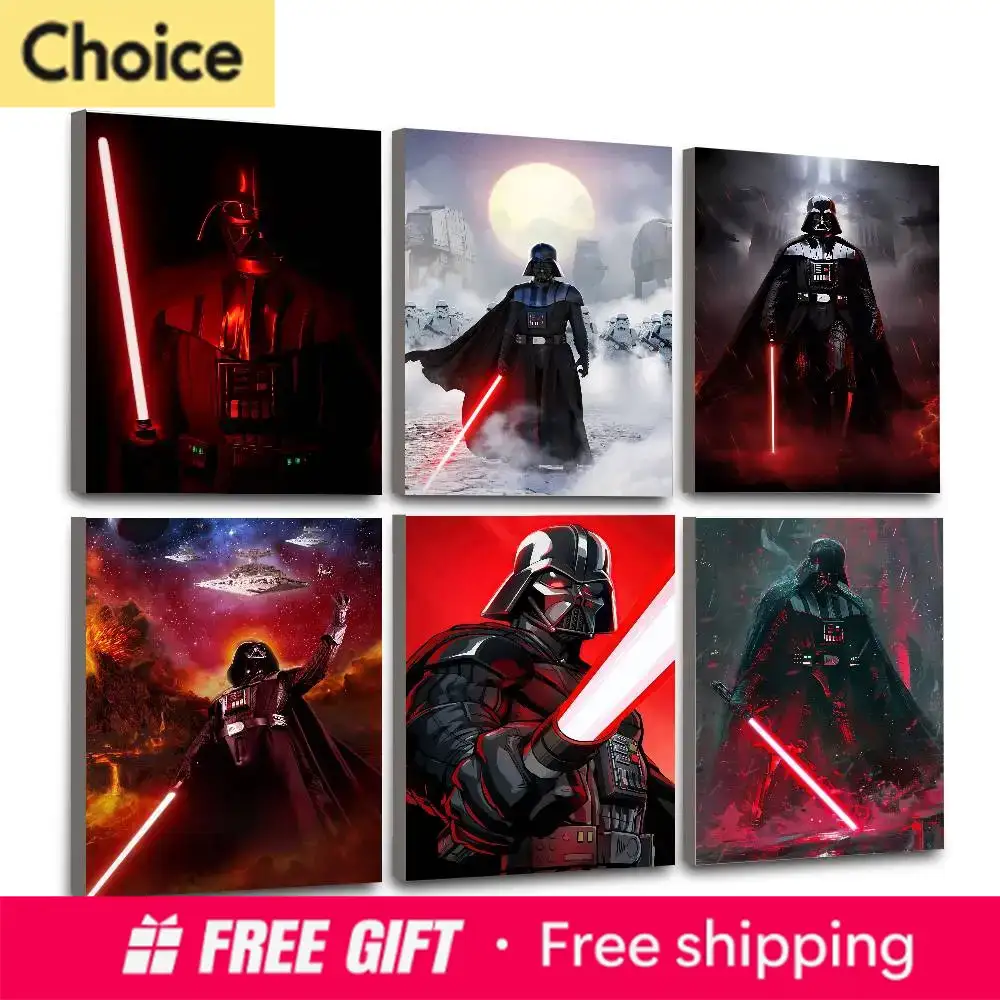 S-Star Wars Darth Vader lassic - Resin Art Canvas ulasan dan harga