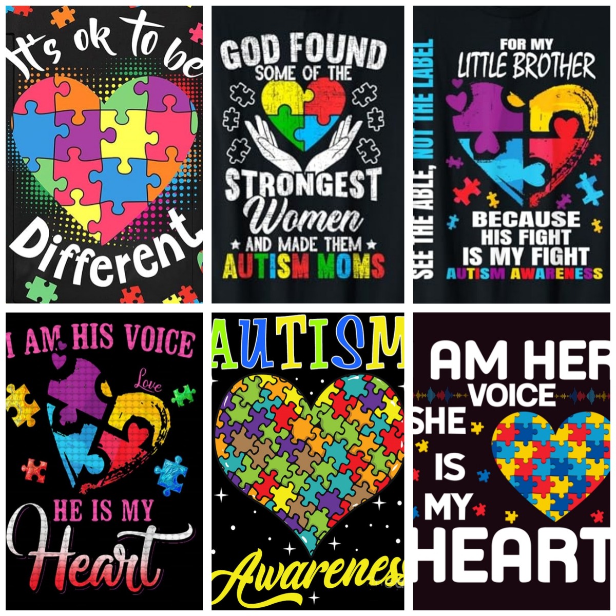 Autism Awareness Posters 5D Ad - Resin Art Quote ulasan dan harga