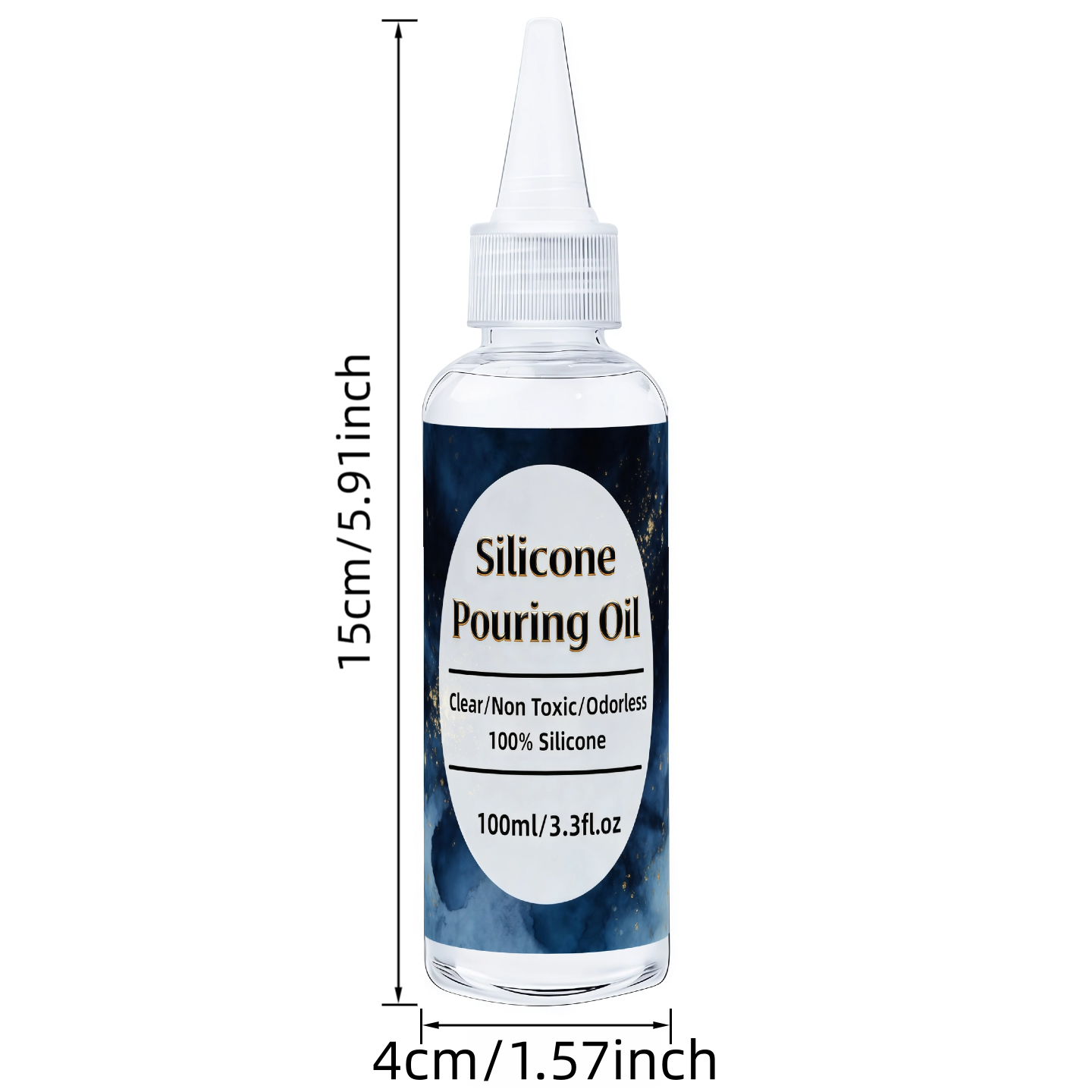 3.3oz/6.76oz silicone Pouring  - Resin Art Pouring ulasan dan harga