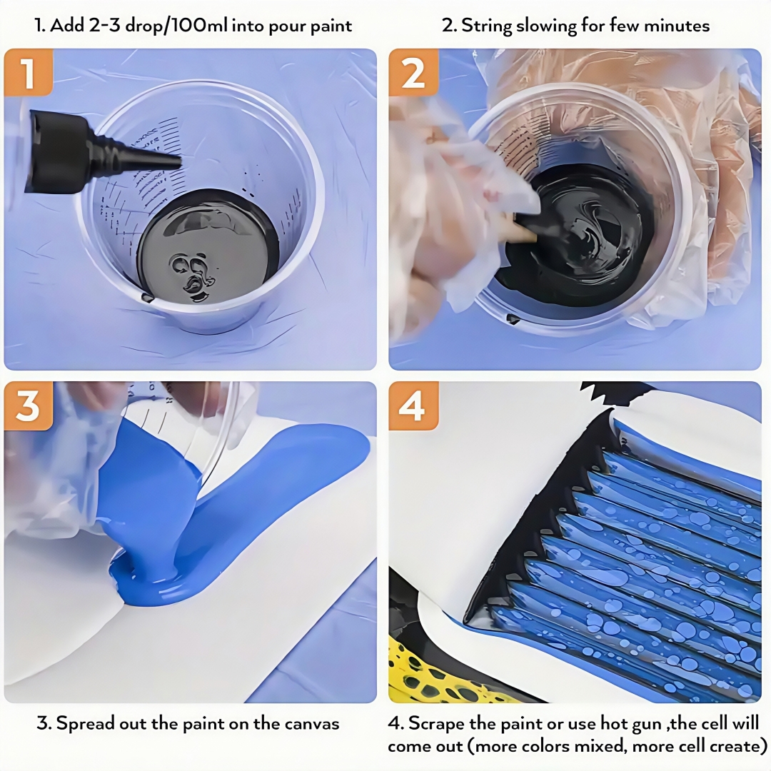 3.3oz/6.76oz silicone Pouring  - Resin Art Pouring ulasan dan harga
